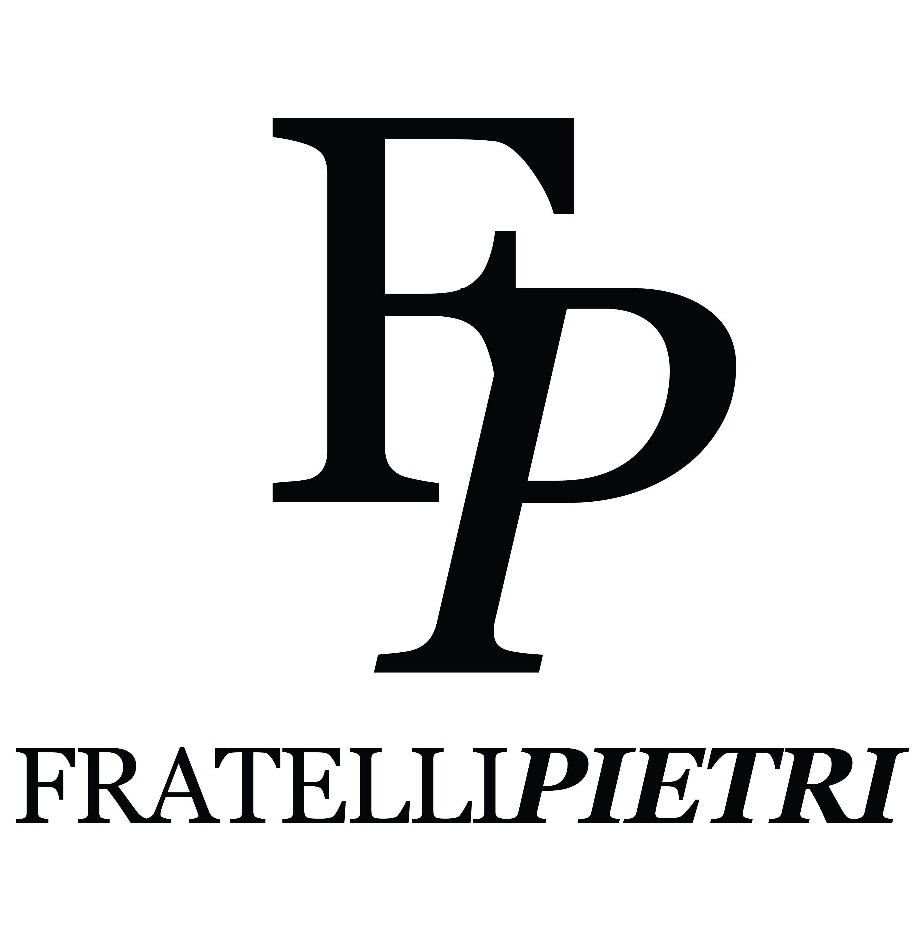 Fratelli Pietri Logo Black and White