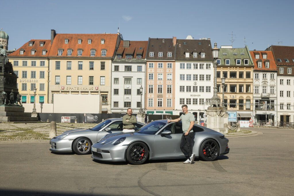 Driving Porsches in Munich